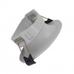 Foco fijo empotrar SPA02 PC Blanco 85mm, para Lámpara GU10/MR16, desde 2,90€/Ud
